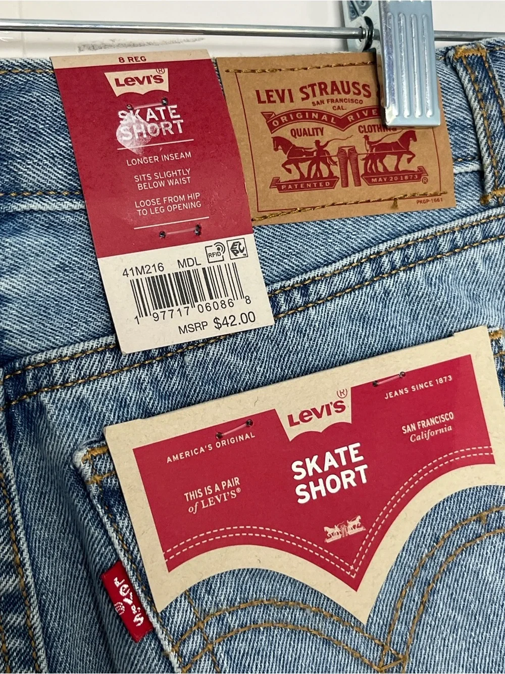 Levi's Girls Skate Short Size 8
